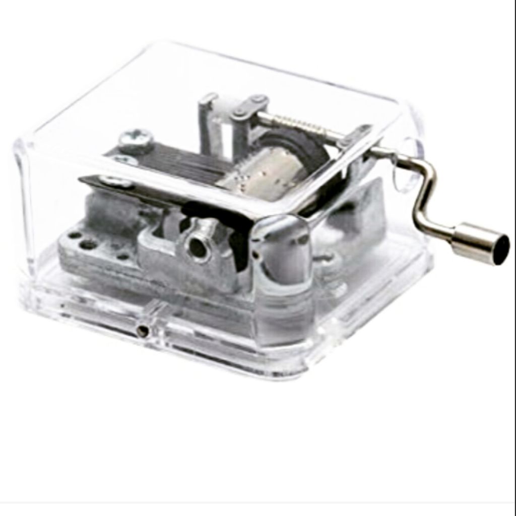 Hand cranked Acrylic Music Box Shopee Singapore