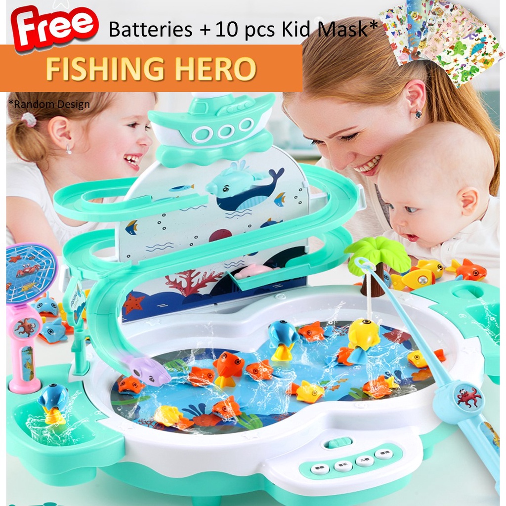 SG SELLER]Kids Toys Multifunctional Magnetic Alphabet Fishing Toy Toddler  Toys Educational Toys for Kids