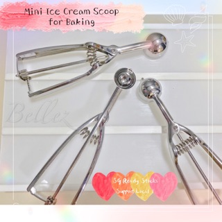 Mini Ice cream cookie scoop small size 2.5cm / 1 inch for baking [SG Ready  Stocks]