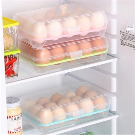 Dreamyhouse tempat Box Telur 15 Lubang Sekat (Kotak dengan sekat khusus Telor) - Gambar 3