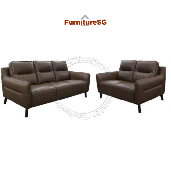 Half Leather Sofa Set Shopee Singapore