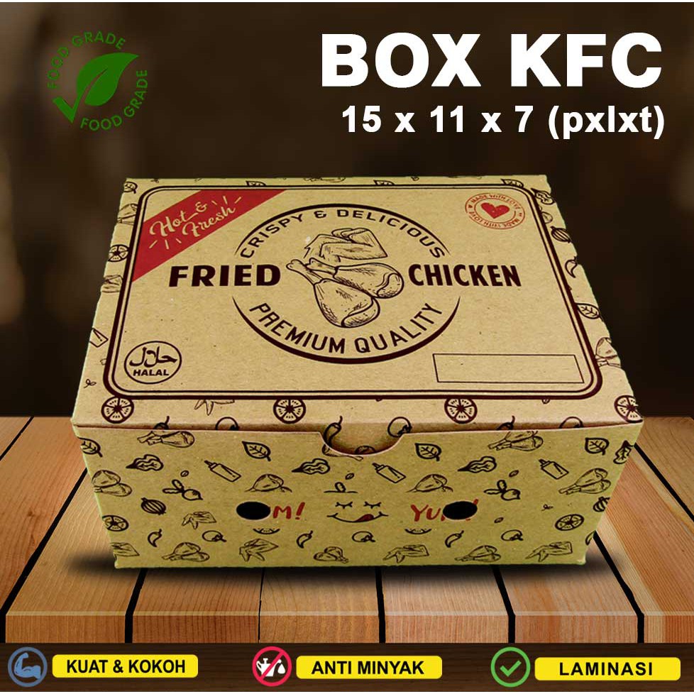 Kfc Box - KFC Box - KFC Box - Fried Chicken - CHOCOLATE - HOT&FRESH (50 ...