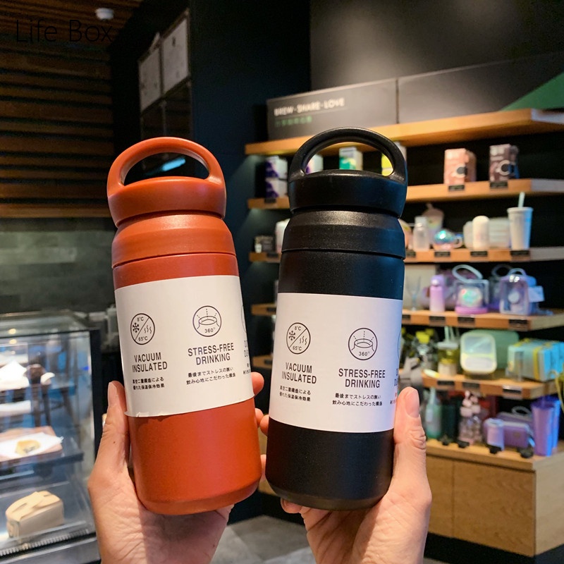 Korean Version SUS 304 Vacuum Flask Portable Water Cup Birthday Gift ...