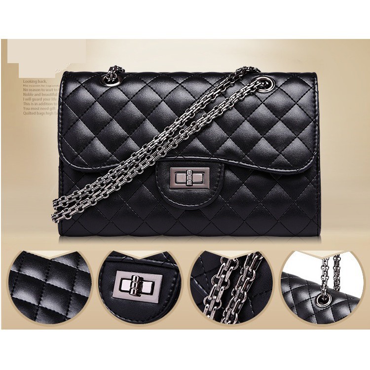 Quilted chain hot sale bag mango