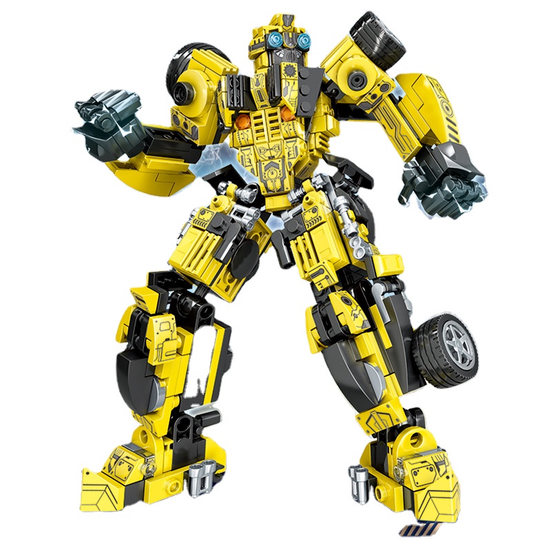 528PCS MOC Transformer 2in1 Bumblebee Robot Mecha Figure Model Toy ...