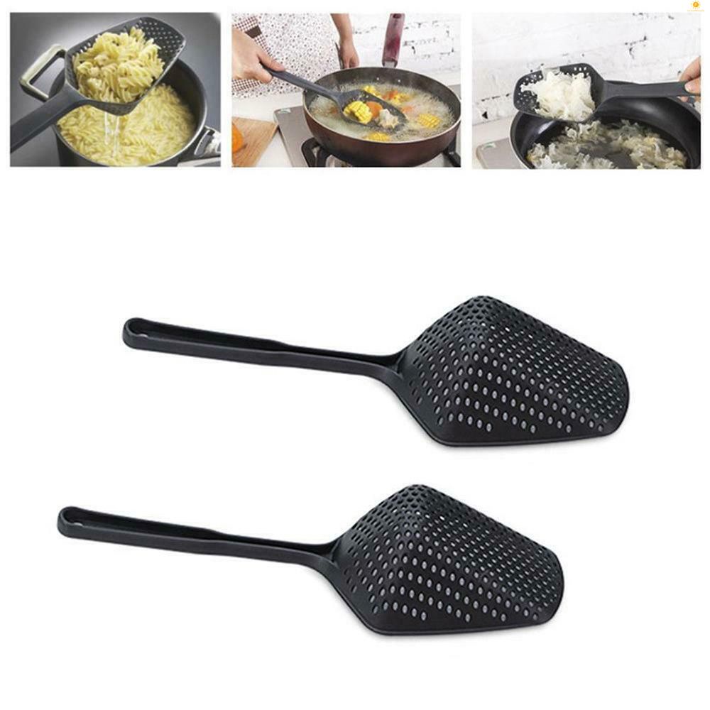 1pc Kitchen Ladle Strainer With Long Handle High Heat Resistant