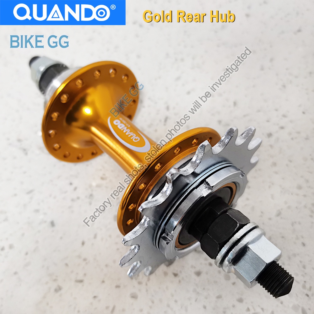Original QUANDO track bike fixie bike reverse riding hub 32 36 hole fixed gear bicycle hub