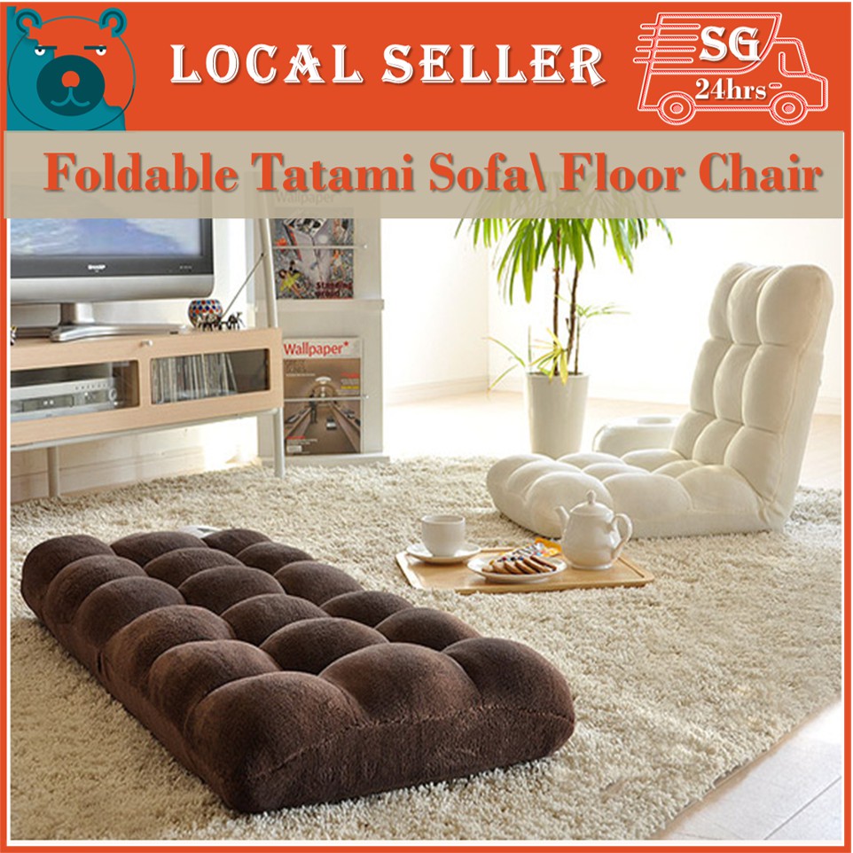 Lazy Sofa Floor Chair Bean Bag Foldable Chair Cushion