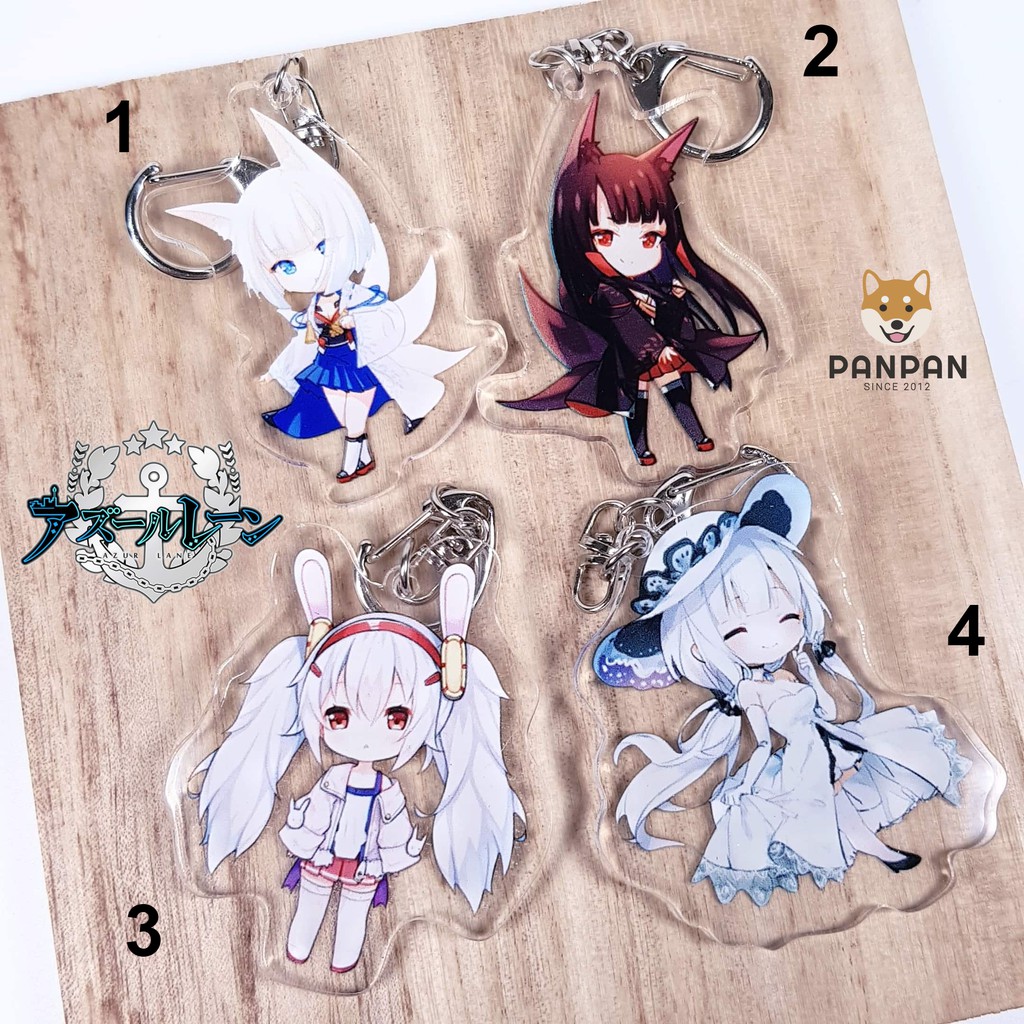Azur Lane Mica Acrylic Anime Keychain 1 (6cm) | Shopee Singapore