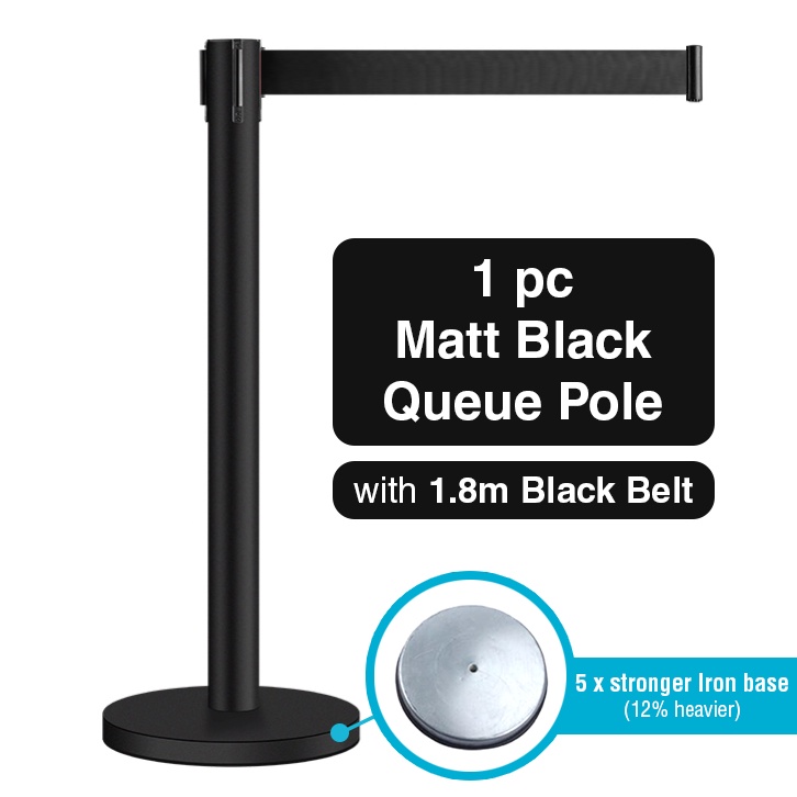 Stainless Steel Queue Pole | Queue Pole Sign | Safe distancing ...