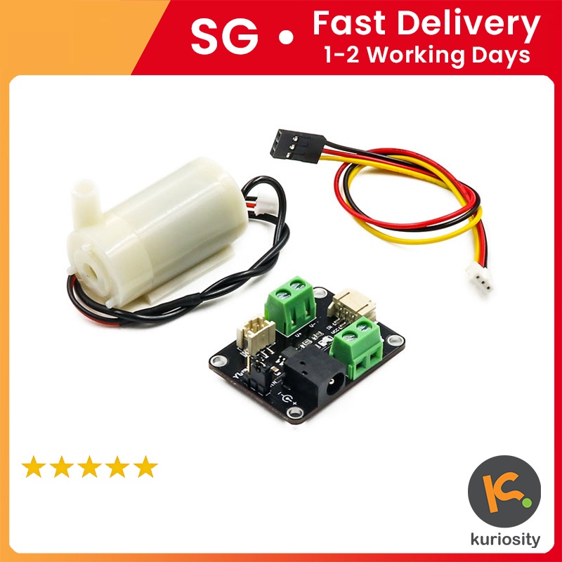 Water Pump 3V 5V with Driver and Tube | Shopee Singapore