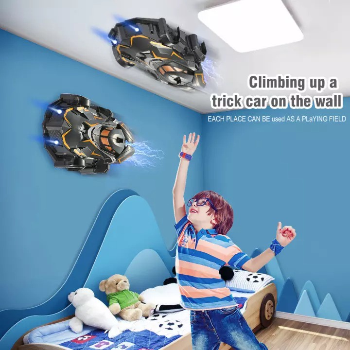 Wall Ceiling Climbing Remote Control Car Anti Gravity Ceiling RC Car ...