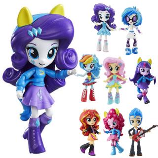 9pcs My Little Pony Equestria Girls Mall Collection Minis Dolls