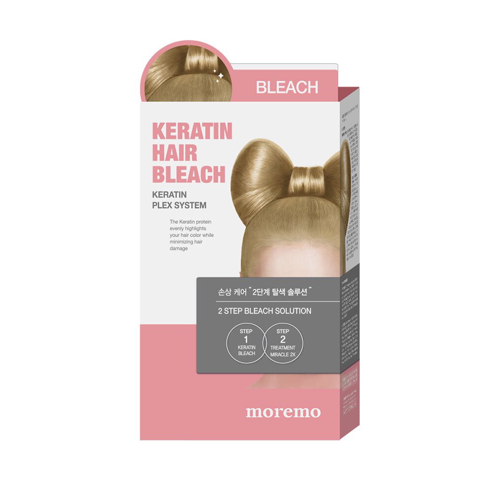 [Moremo] Keratin Hair Color (7 colors & 1 Bleach) 60g&60g Shopee