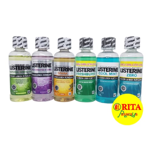 Listerine Antiseptict Mount Wash All Variant 100ml/Listerine Mouthwash