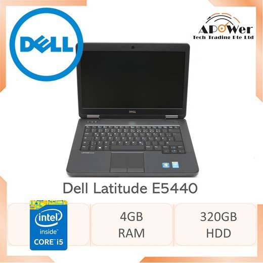 DELL Latitude E5440 Notebook Laptop Intel Core i5 4th gen / 4GB RAM / 320GB HDD Win10 Used Condition