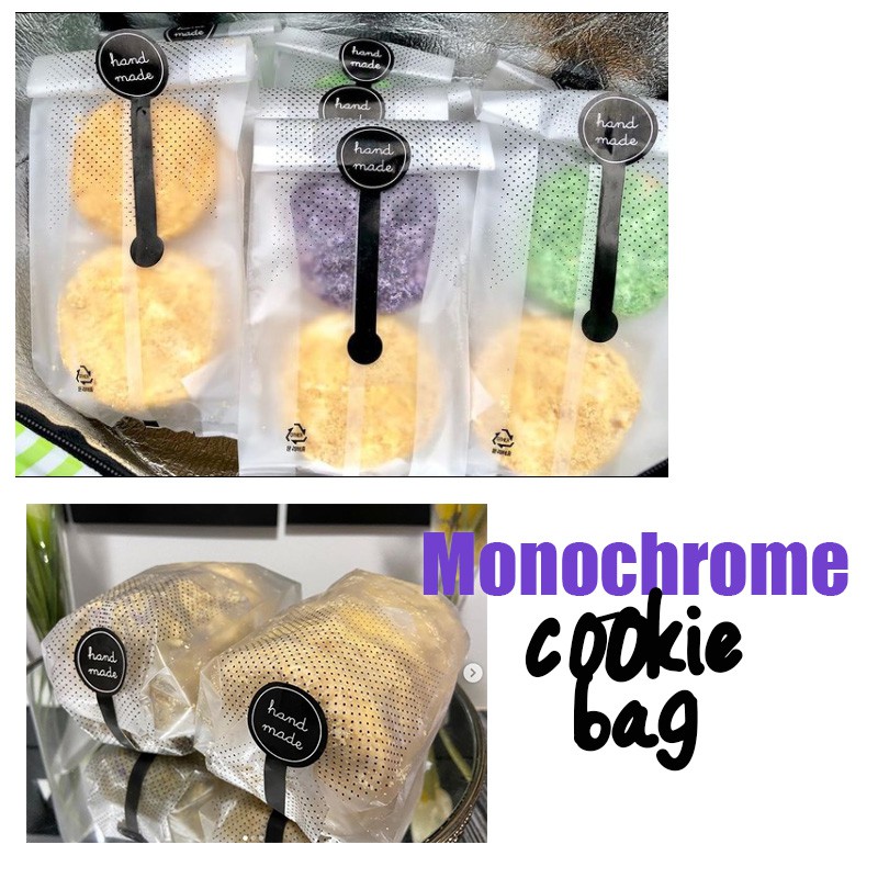 20pcs muffin bag cookie packaging with inner card tray food wrapper ...