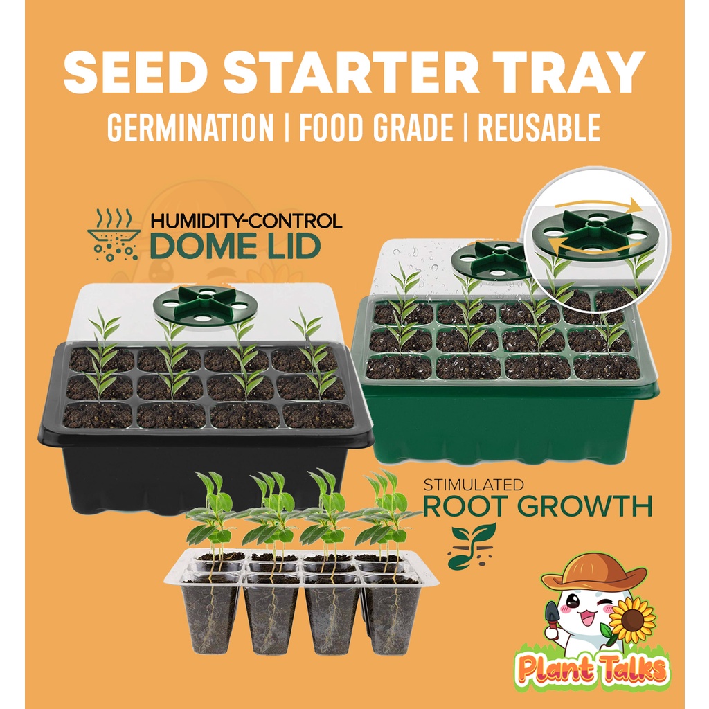 Seedling Tray Seed Starter Kit Germination Tray for Planting