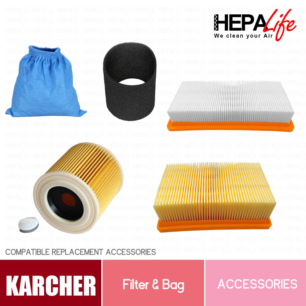 KARCHER Compatible filter for WD1 WD2 WD3 WD4 WD5 WD5P MV1 MV2 MV4 WD4