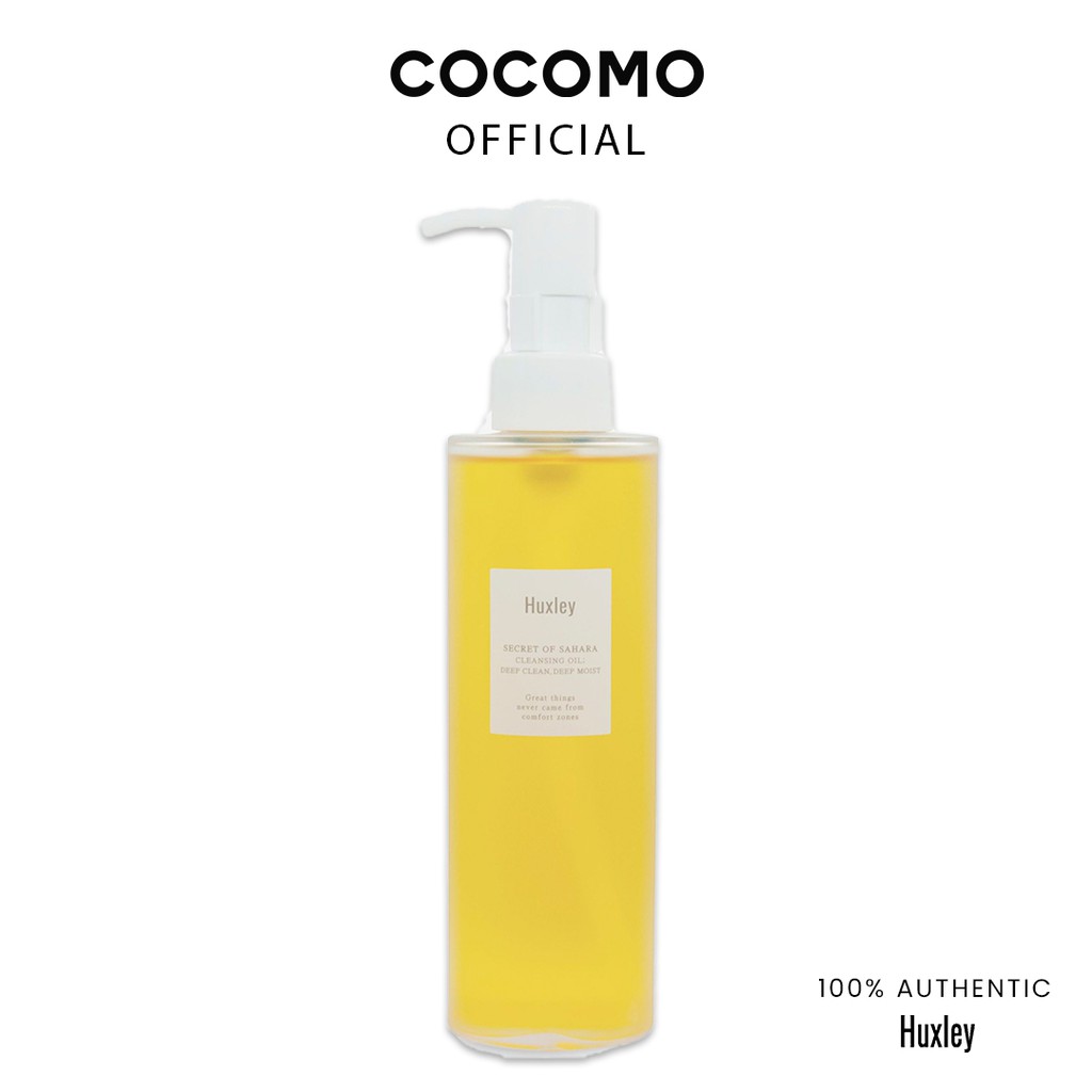 (Huxley) Cleansing Oil Deep Clean, Deep Moist 200ml Shopee