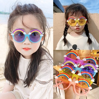 Xiaoluokaixin Kids Square Sunglasses, UV400 Protection Transparent Beach  Glasses for Toddler Boys Girls cQH