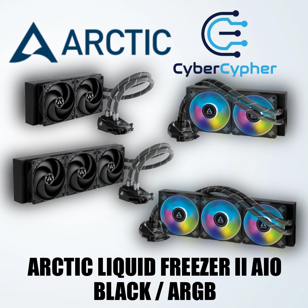 Arctic Liquid Freezer Ii Aio Blackargb 240mm280mm360mm420mm Aio Cpu Cooler Lga1700am5 2988