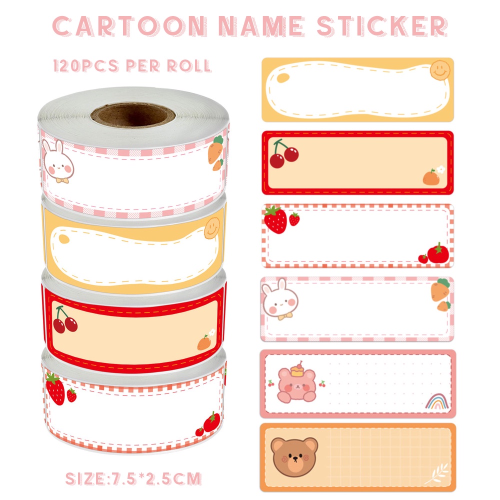 Cartoon name stickers clearance singapore