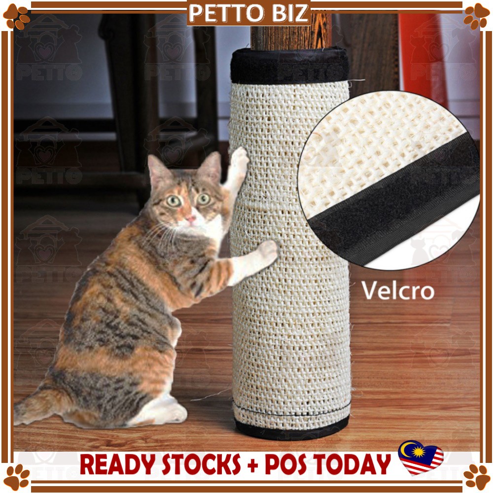 Pet Cat Kitten Corner Wall Scratcher Scratching Sisal Post Board Mat ...