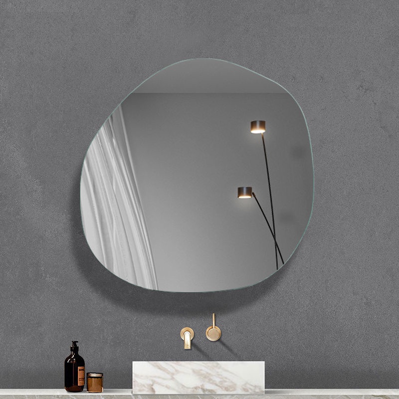 MNS Bathroom MirrorToilet MirrorCreative Wall PastingNo Punching