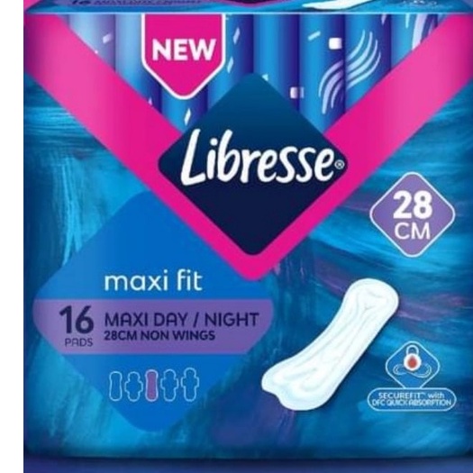 Libresse Maxi Fit Slim Fit Scent Sensitiv Sanitary Pad (Tuala