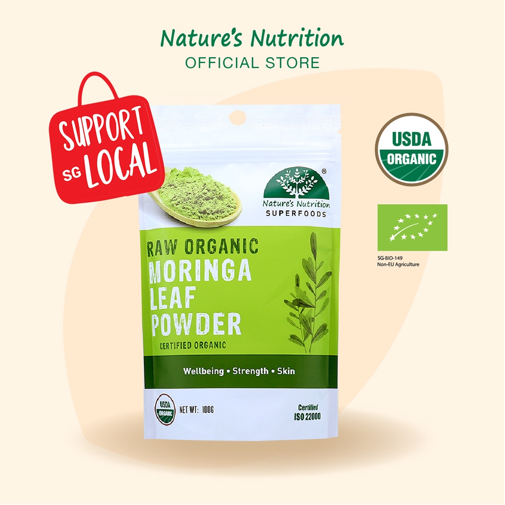 Nature's Nutrition Moringa Leaf Powder 100g | Shopee Singapore