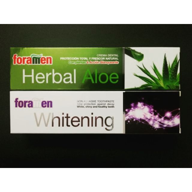 Foramen Spain Toothpaste Whitening / Herbal Aloe for periodontal ...