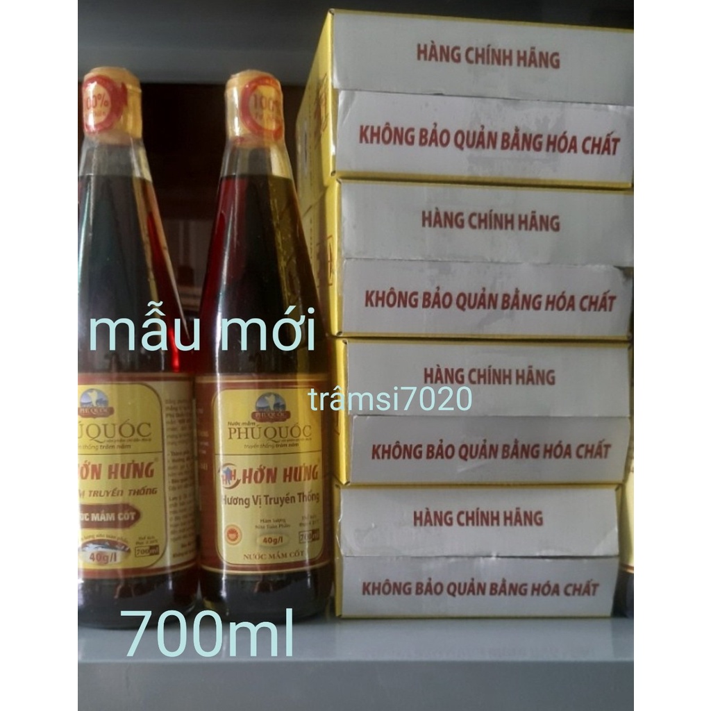 (1 Bottle of 700ml) HEN HUNG ear fish sauce - PHU QUOC ISLAND (new ...