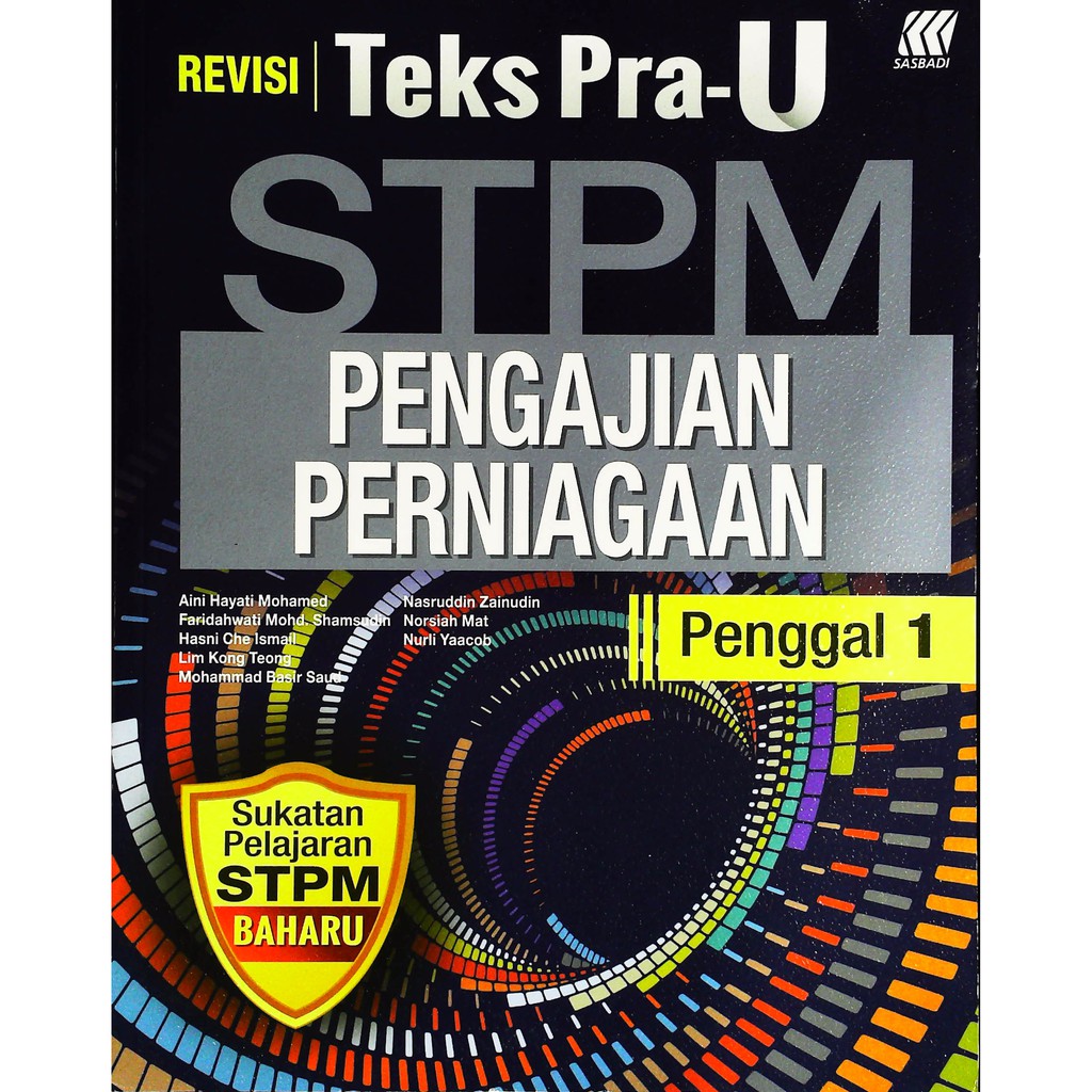 Sasbadi Pre-U Text STPM 1st Anniversary Business Recitation (WITH ...