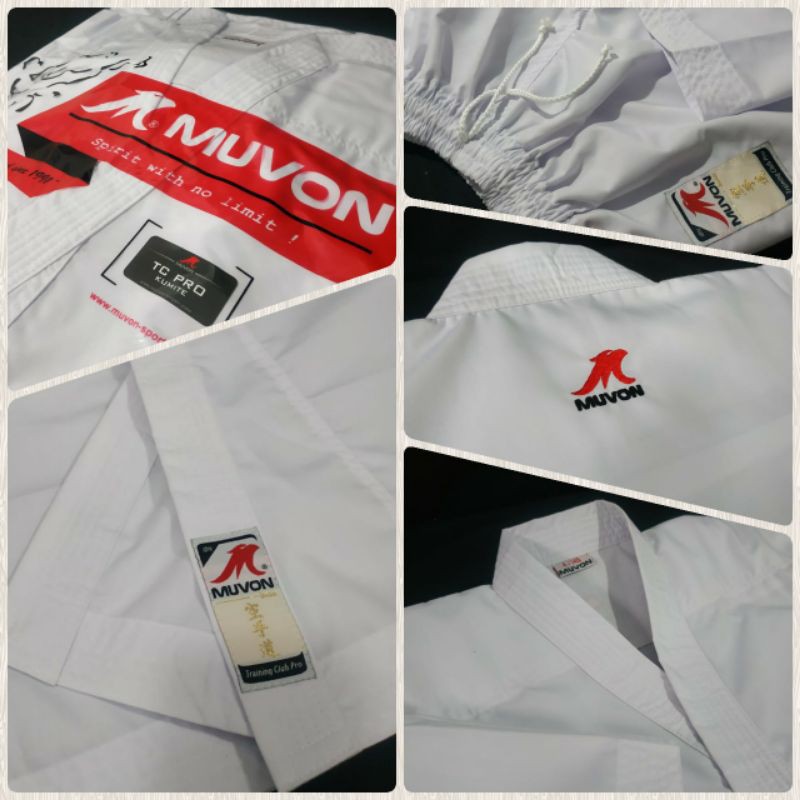 Muvon Uniform karate kata tc pro karate | Shopee Singapore