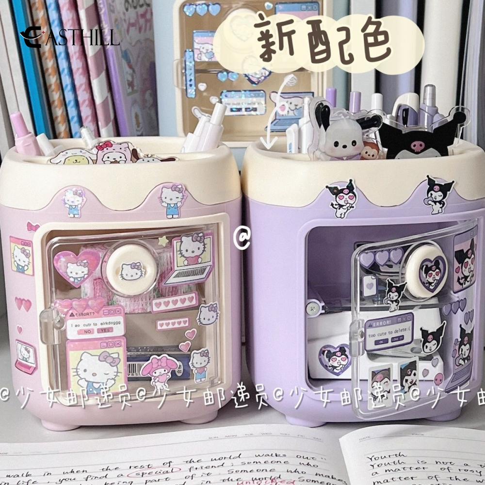 EASTHILL Sanrios Kawaii Kuromi Pen Holder Desktop My Melody Cinnamoroll ...