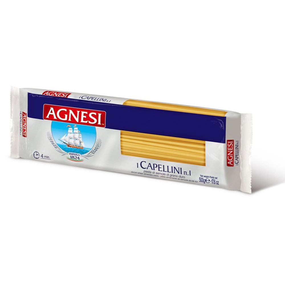 Agnesi Angel Hair Pasta Capellini n.1 500g | Shopee Singapore