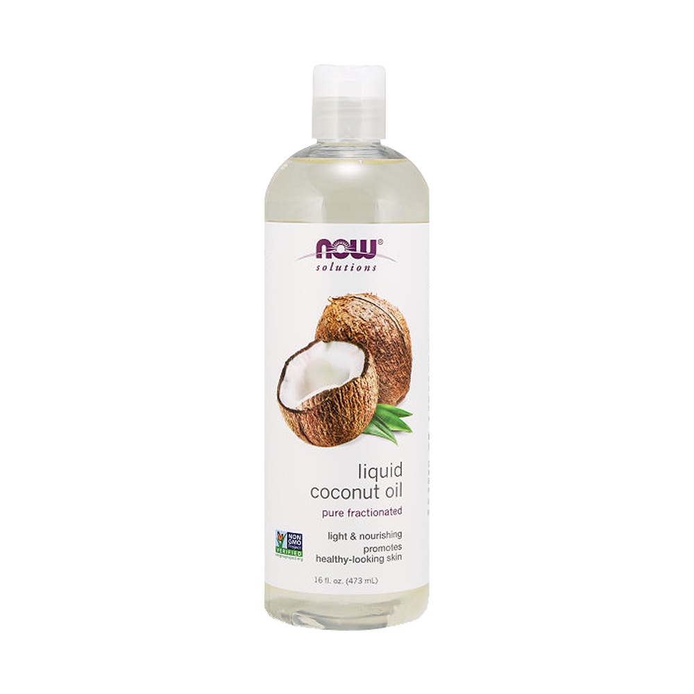 NOW Solutions, Liquid Coconut Oil, Light and Nourishing, Promotes