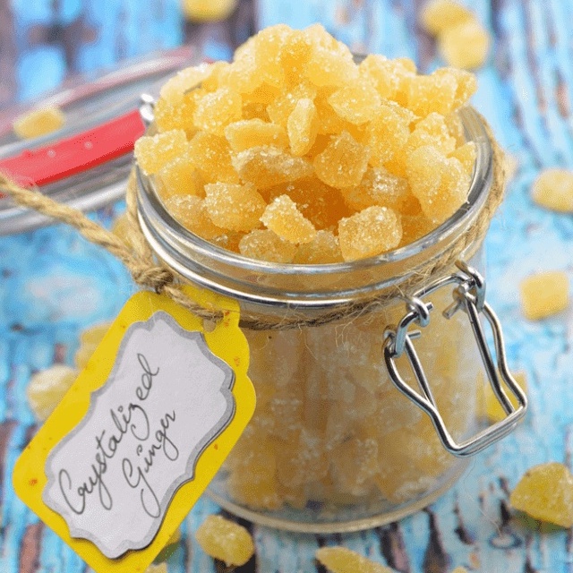 100g 250g 500g 1kg dried crystalized ginger / dried dice ginger dried