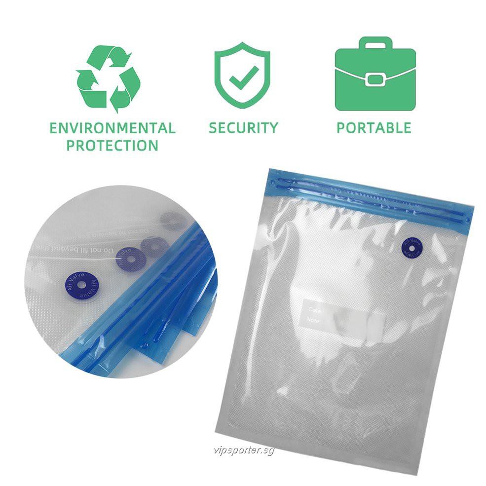 Ready Stock Vacuum Sealer Vacuum bags For Food Storage Reusable Food