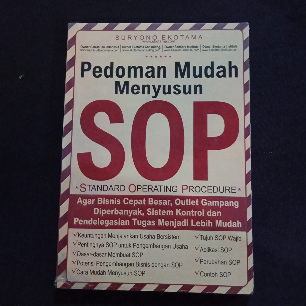 Easy Guidelines for Preparing SOPs (Standard Operating Procedure ...