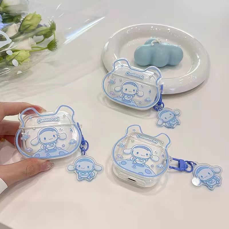 Sanrio Cinnamoroll Airpods Pro Cover Gen 1 2 3 Apple Earphone Cover With Keychain
