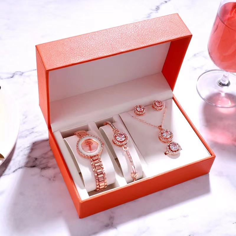 Watch and sale necklace gift set