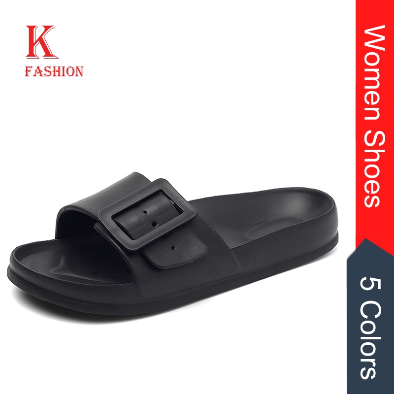 5 Colors Japanese Style Outdoor Casual Slippers Female Home Non-slip ...