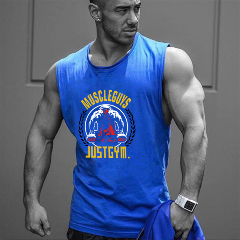 Painting Graphic Tank Tops Liftwear Sleeveless Shirt Gyms Clothing Fitness Men