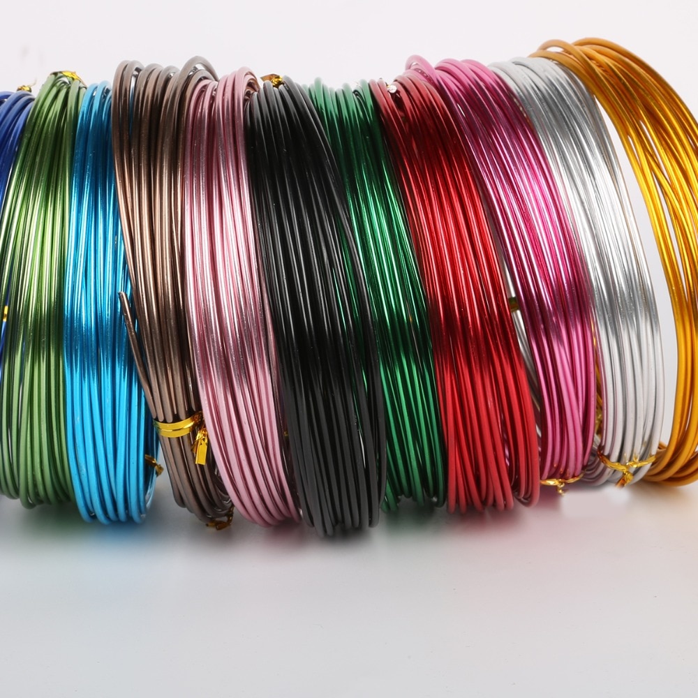 3-10 Meters Round Aluminum Versatile Painted Aluminium Metal Wire For Handmade DIY Craft