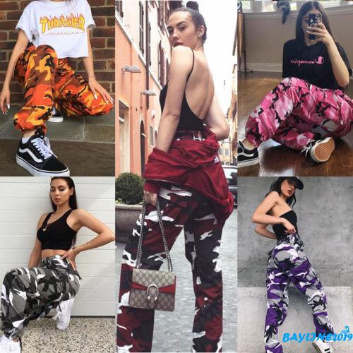 Red camo sale pants womens