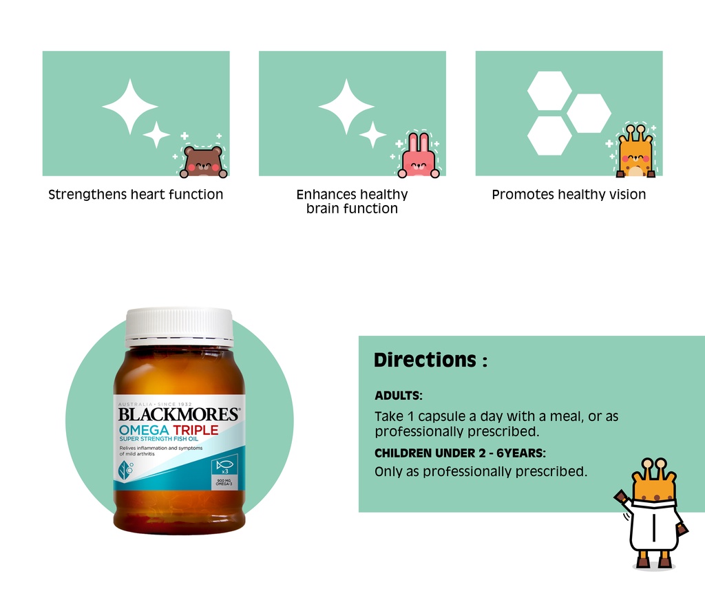 Omega Triple Concentrated Fish Oil Capsules main image 0