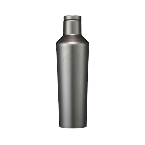 未使用- STARBUCKS CORKCICLE スタバ ステンレスボトル Starbucks] SS metallic grey/silver corkcicle tumbler 473ml