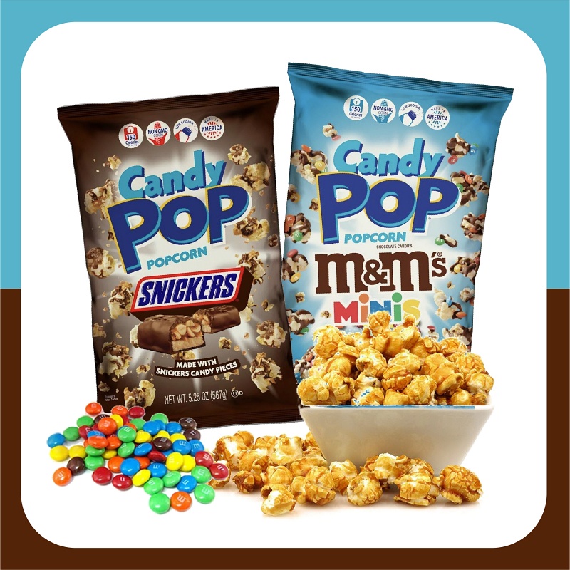 Candy Pop Popcorn Snickers Mandm 149g Shopee Singapore